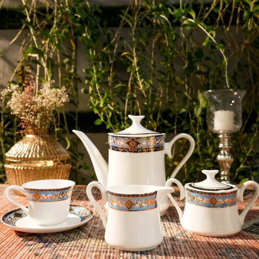Royal Gold Infusion Tea Set – Exquisite Gold-Coated Cup & Saucer - Cup Saucer