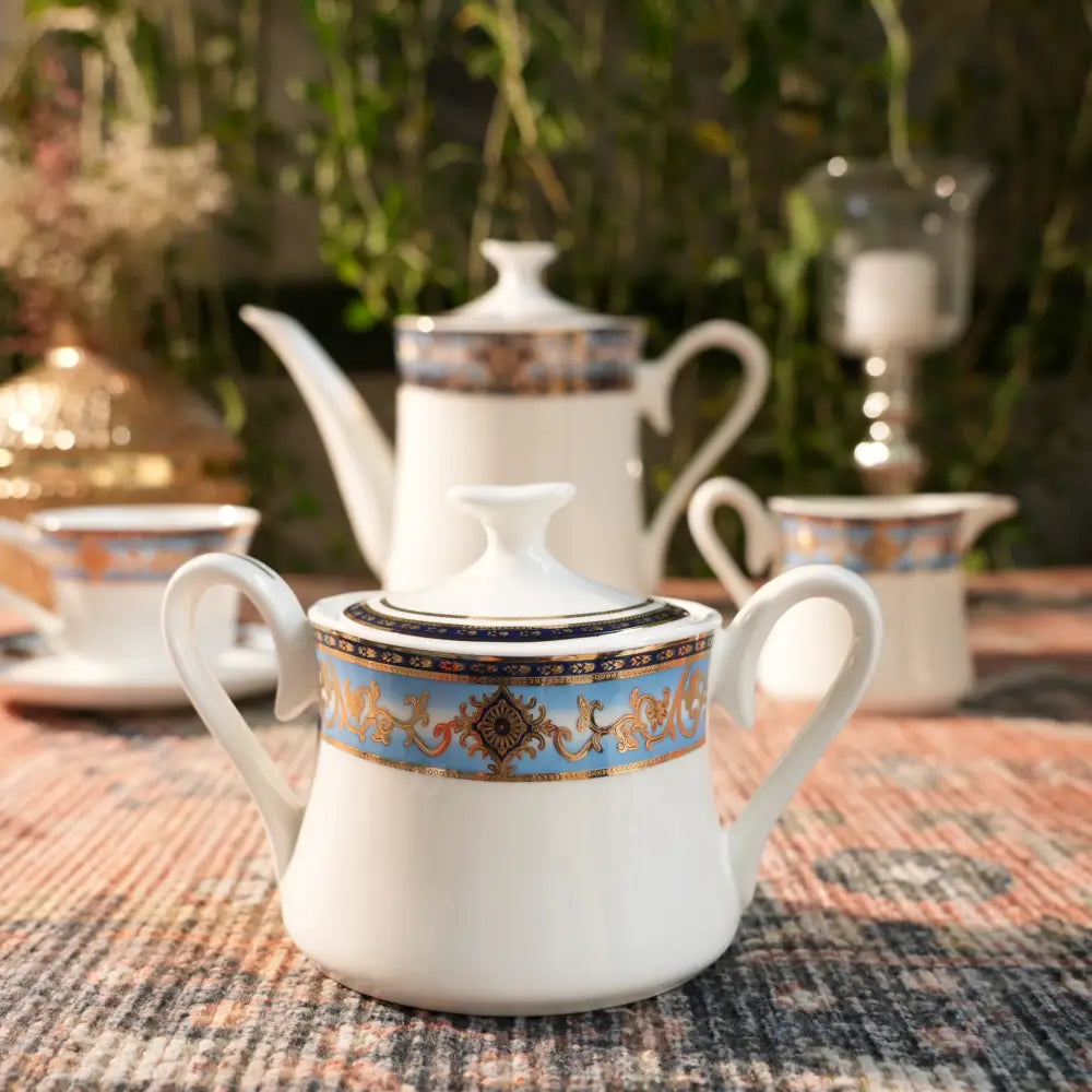 Royal Gold Infusion Tea Set – Exquisite Gold-Coated Cup & Saucer - Cup Saucer