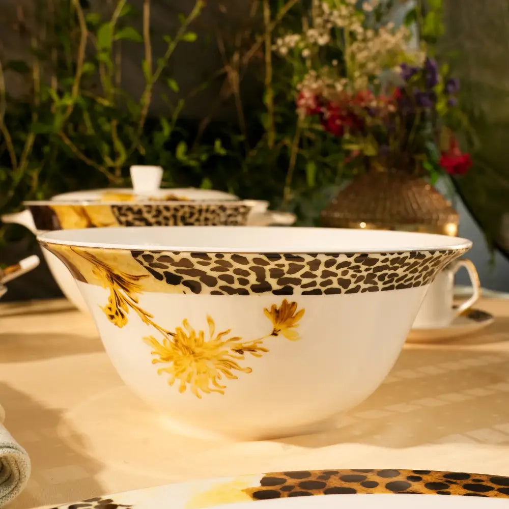 Serene Pine Dinner Set – Timeless Elegance for Every Meal - 35 PCS - Dinner set