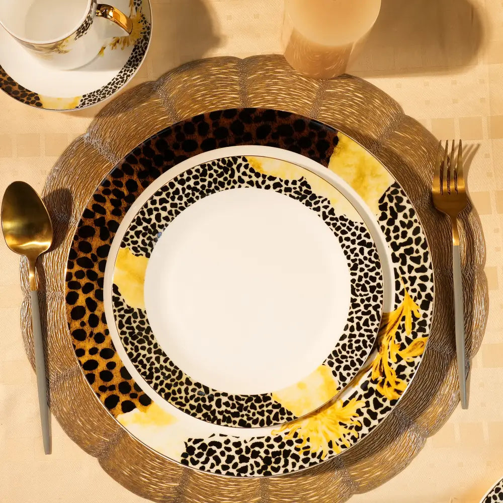Serene Pine Dinner Set – Timeless Elegance for Every Meal - Dinner set