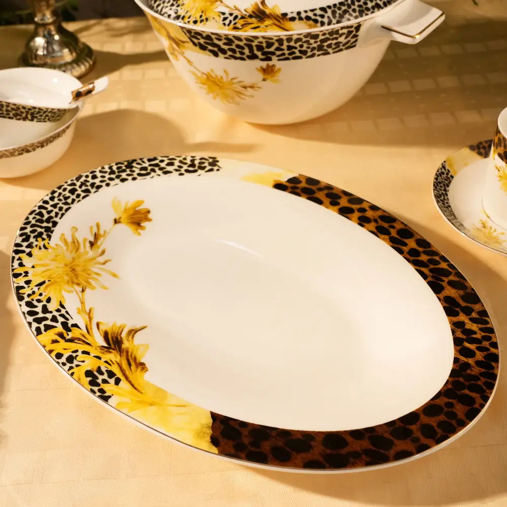 Serene Pine Dinner Set – Timeless Elegance for Every Meal - Dinner set