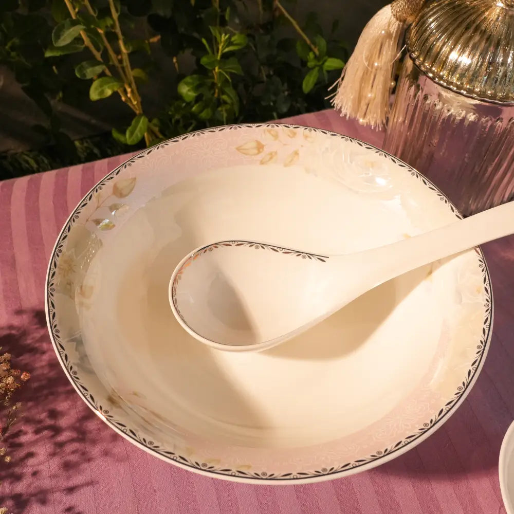 White Primum Deign Dinner Set – Modern Elegance for Every Meal - Dinner set