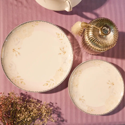 White Primum Deign Dinner Set – Modern Elegance for Every Meal - Dinner set