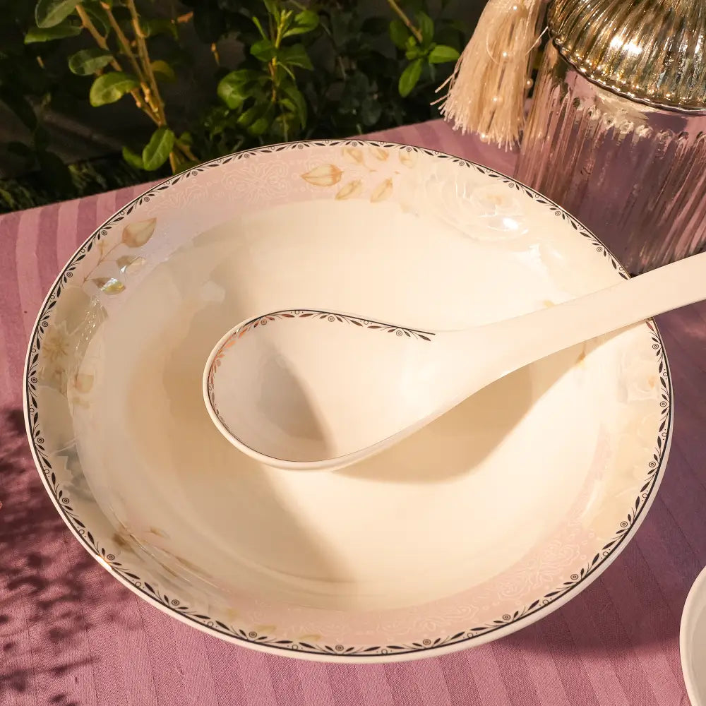 White Primum Deign Dinner Set – Modern Elegance for Every Meal - Dinner set
