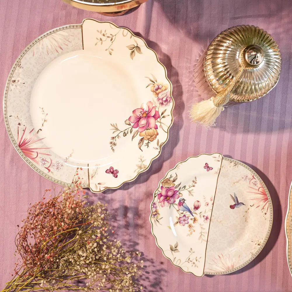 White Primum Deign Dinner Set with Floral Design - My StoreWhite Primum Deign Dinner Set with Floral DesignDinner setWhite Primum Deign Dinner Set with Floral DesignMy Store