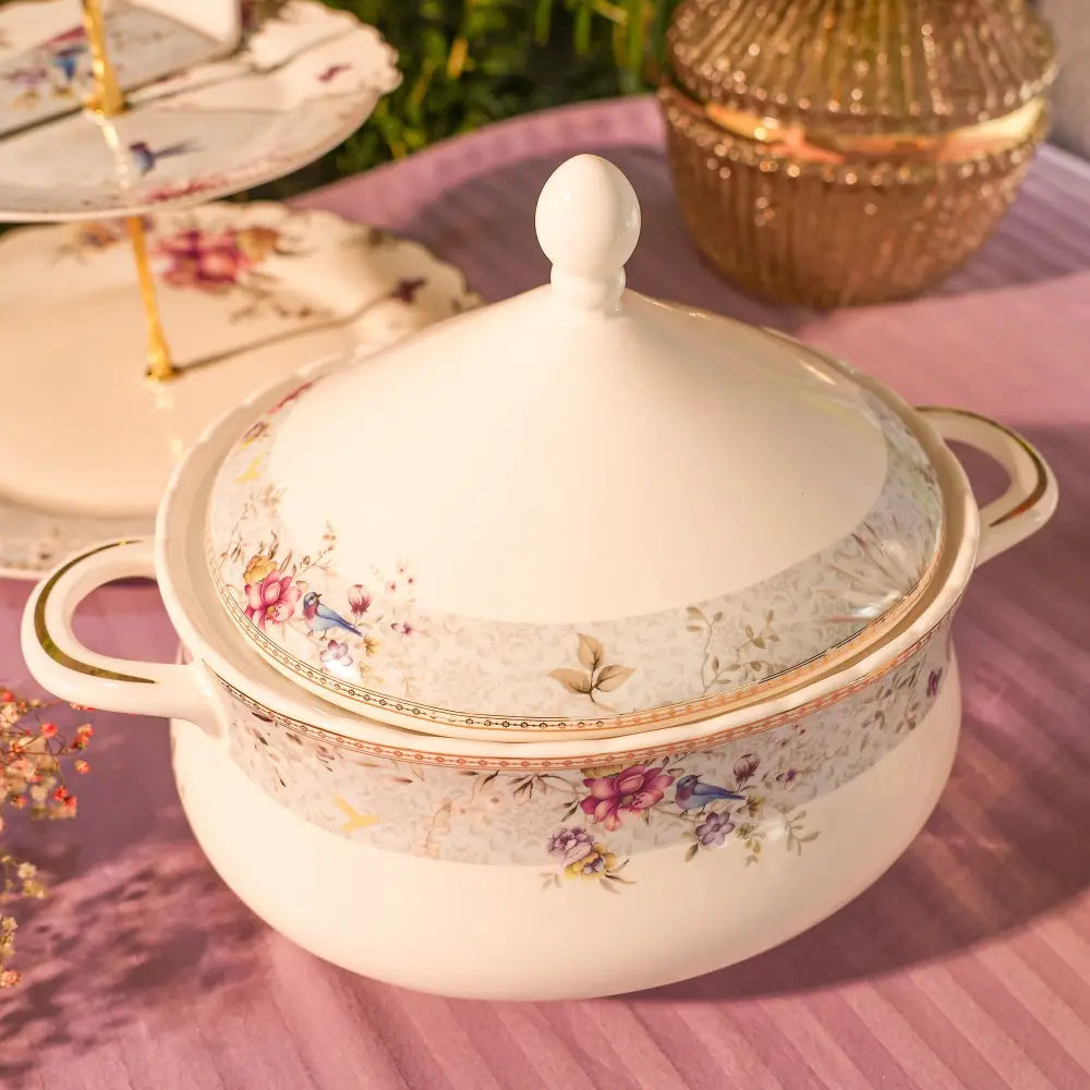 White Primum Deign Dinner Set with Floral Design - My StoreWhite Primum Deign Dinner Set with Floral DesignDinner setWhite Primum Deign Dinner Set with Floral DesignMy Store