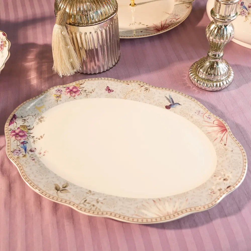 White Primum Deign Dinner Set with Floral Design - My StoreWhite Primum Deign Dinner Set with Floral DesignDinner setWhite Primum Deign Dinner Set with Floral DesignMy Store