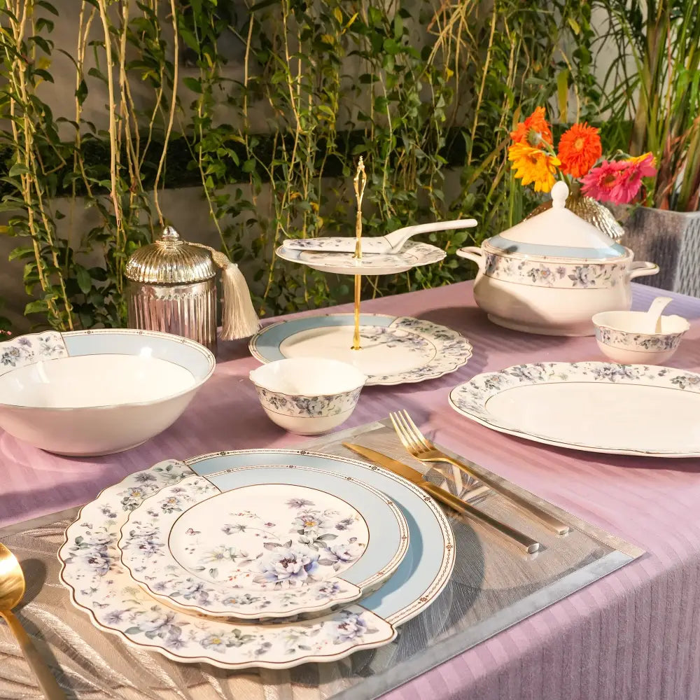 White Primum Deign Flower Dinner Set – Floral Elegance for Every Meal - My StoreWhite Primum Deign Flower Dinner Set – Floral Elegance for Every MealDinner setWhite Primum Deign Flower Dinner Set – Floral Elegance for Every MealMy Store