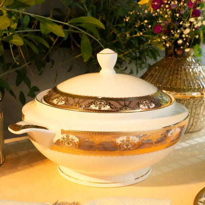 Celeste Royale Premium Dinner Set (35 Pcs & 48 Pcs) - Dinner set