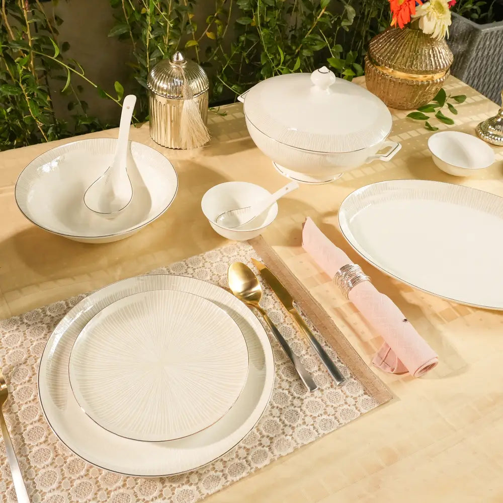 New Premium Design Dinner Set – Elegant & Luxurious Tableware - Dinner set