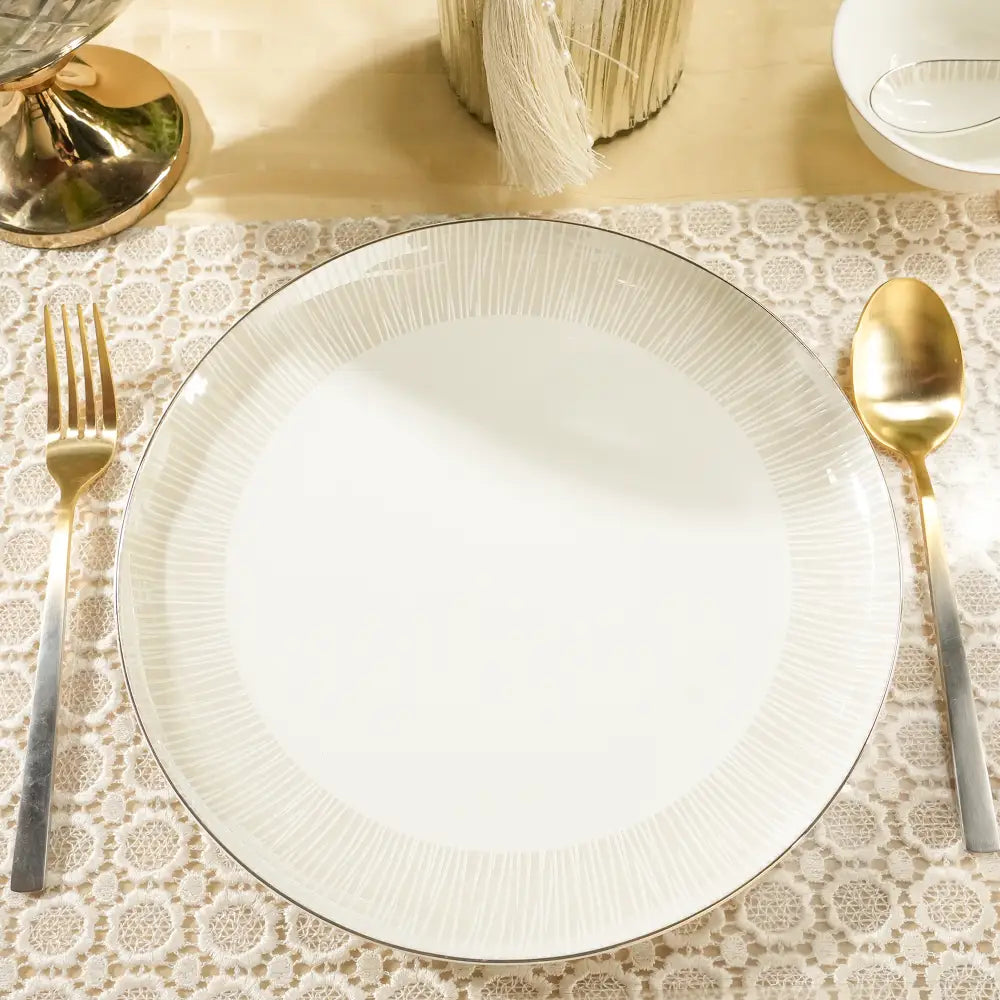 New Premium Design Dinner Set – Elegant & Luxurious Tableware - 35 PCS - Dinner set