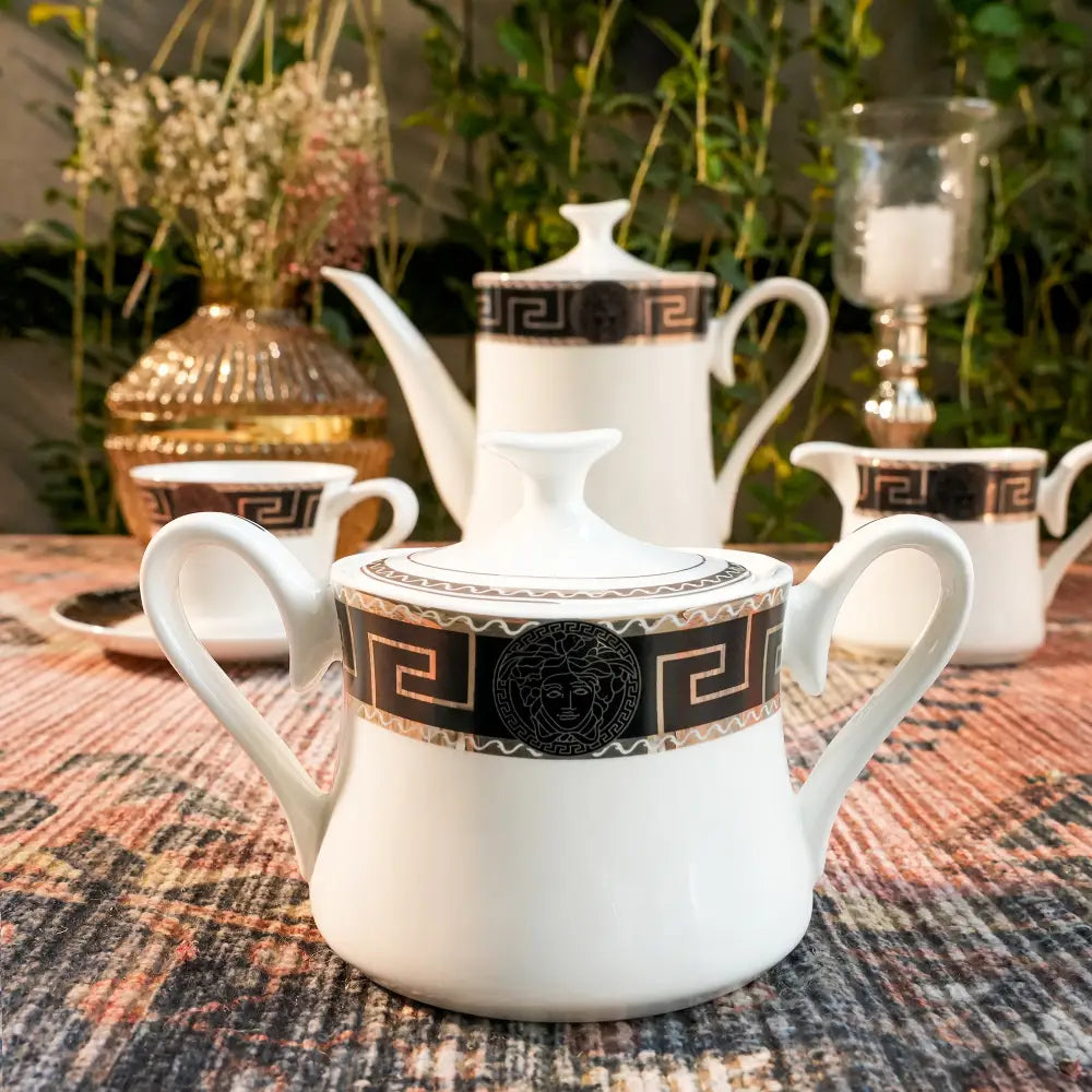 Primum Elegant Tea Set – Premium Cup & Saucer for Luxurious Teatime - 12 PCS CUP SAUCER - Cup Saucer