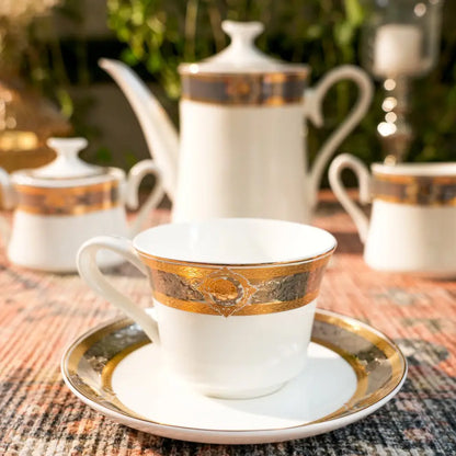 Primum Gold Elegance Tea Set – Luxury Gold - Coated Cup & Saucer - My StorePrimum Gold Elegance Tea Set – Luxury Gold - Coated Cup & SaucerCup SaucerPrimum Gold Elegance Tea Set – Luxury Gold - Coated Cup & SaucerMy Store