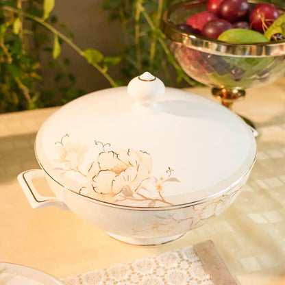 Rose Luxe Dinner Set – 35 & 48-Piece Rose Gold Elegance - Dinner set