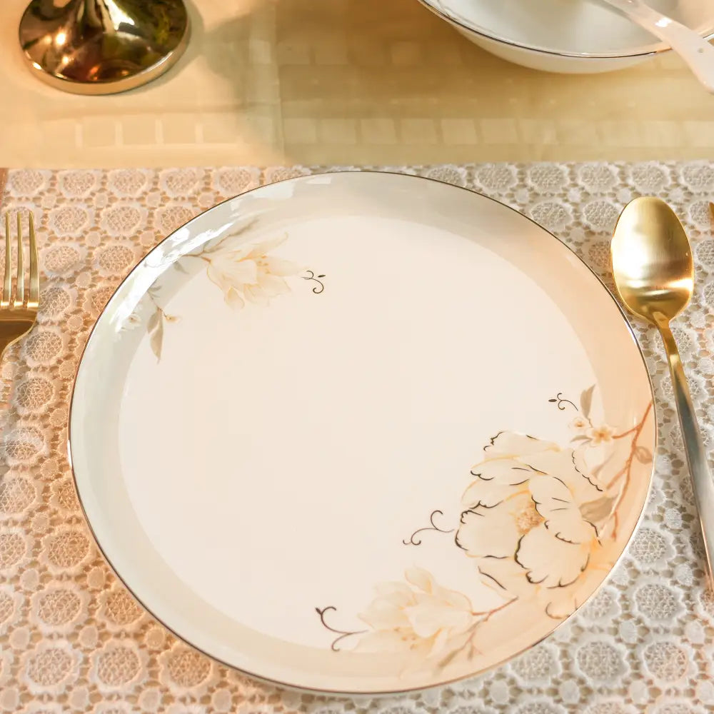 Rose Luxe Dinner Set – 35 & 48-Piece Rose Gold Elegance - Dinner set