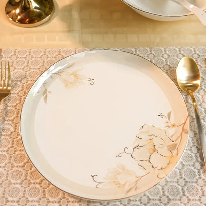 Rose Luxe Dinner Set – 35 & 48-Piece Rose Gold Elegance - Dinner set