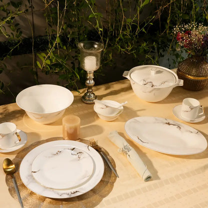 Whispering Pines Dinner Set – Nature’s Elegance for Your Dining Table - Dinner set