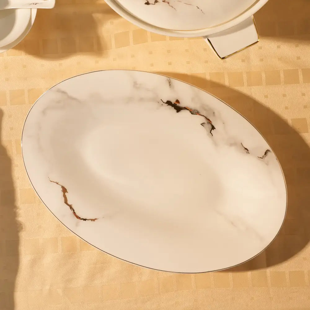 Whispering Pines Dinner Set – Nature’s Elegance for Your Dining Table - Dinner set