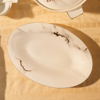Whispering Pines Dinner Set – Nature’s Elegance for Your Dining Table - Dinner set