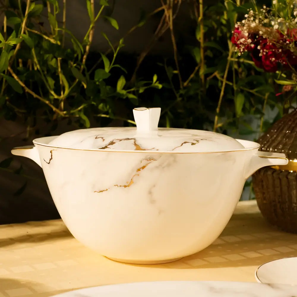 Whispering Pines Dinner Set – Nature’s Elegance for Your Dining Table - Dinner set