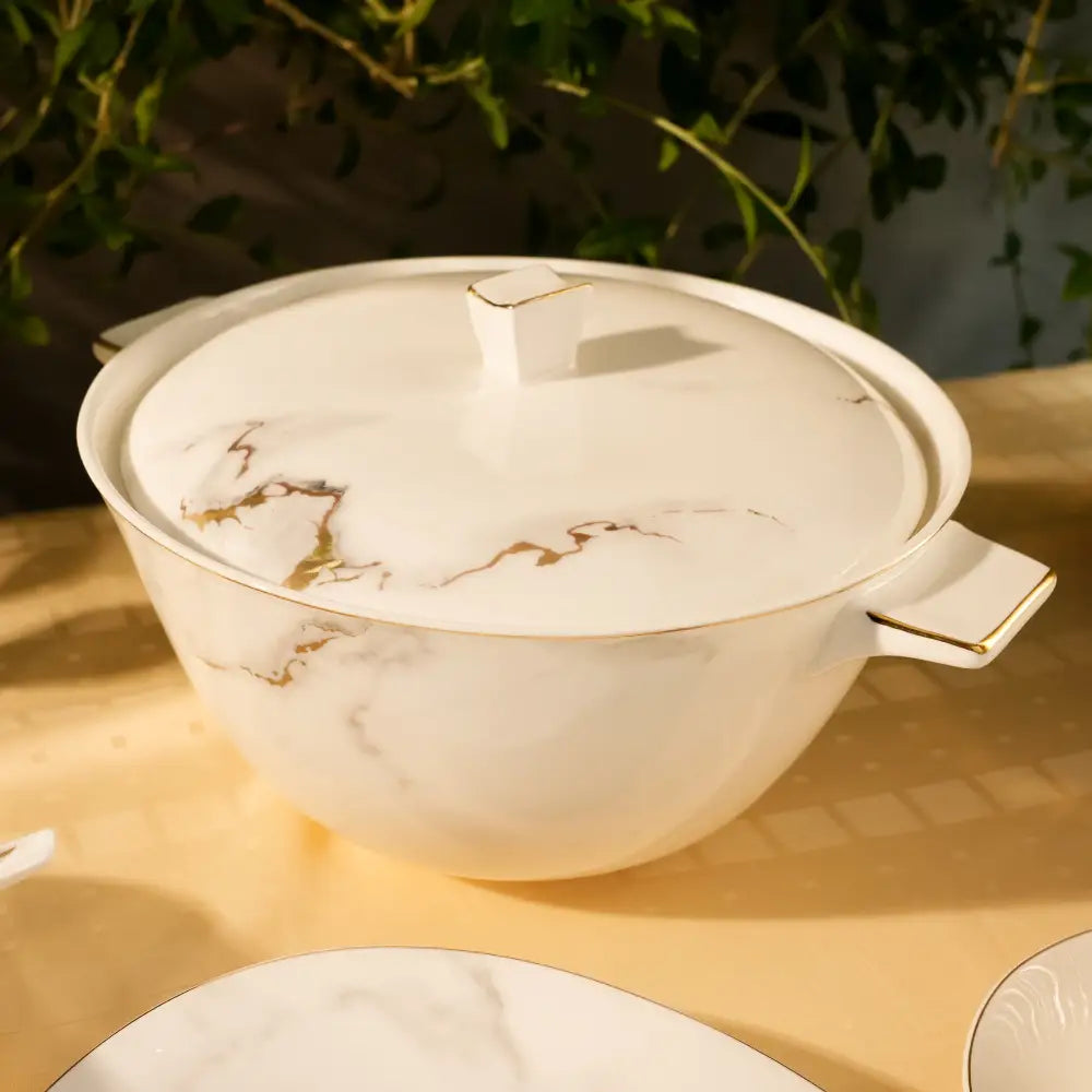 Whispering Pines Dinner Set – Nature’s Elegance for Your Dining Table - Dinner set
