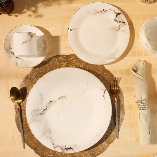 Whispering Pines Dinner Set – Nature’s Elegance for Your Dining Table - Dinner set