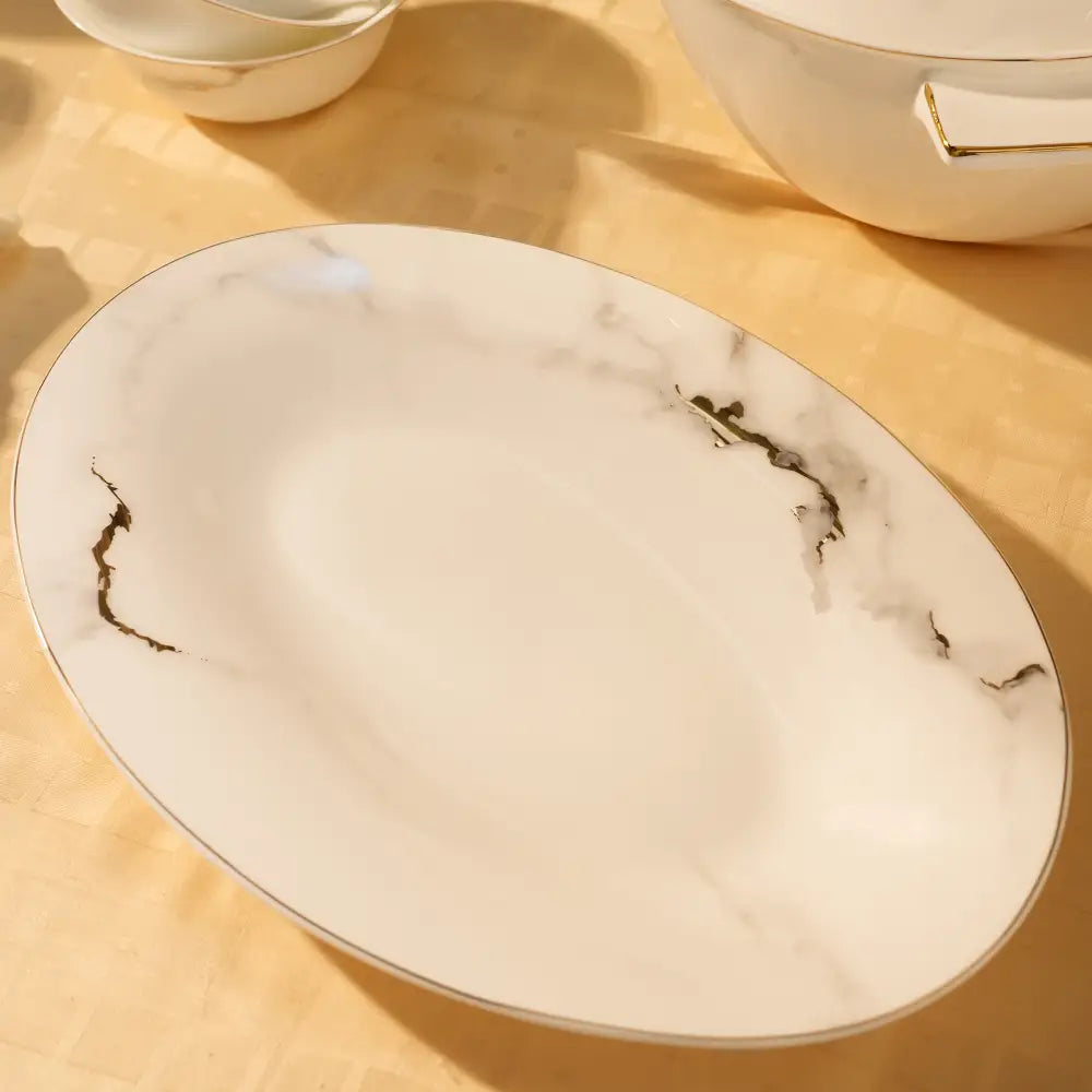 Whispering Pines Dinner Set – Nature’s Elegance for Your Dining Table - 35 PCS - Dinner set